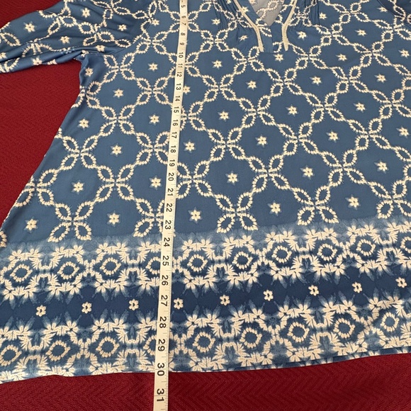 Ruby Rd. Women's Plus Size Printed Top, Size 3X - Picture 10 of 11